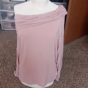 Beautiful Express Women's Off-Shoulder Pink Top Size Medium